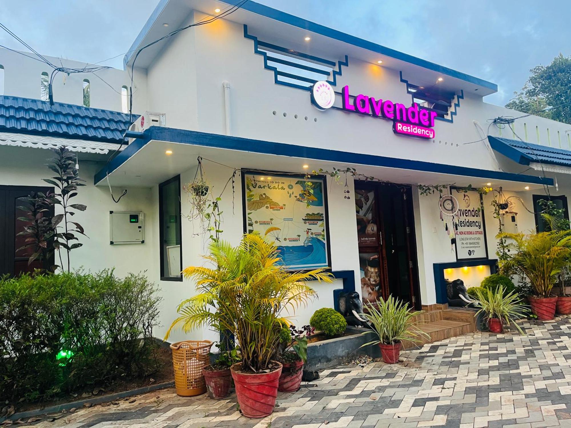 Lavender Residency Bed and Breakfast Varkala Εξωτερικό φωτογραφία